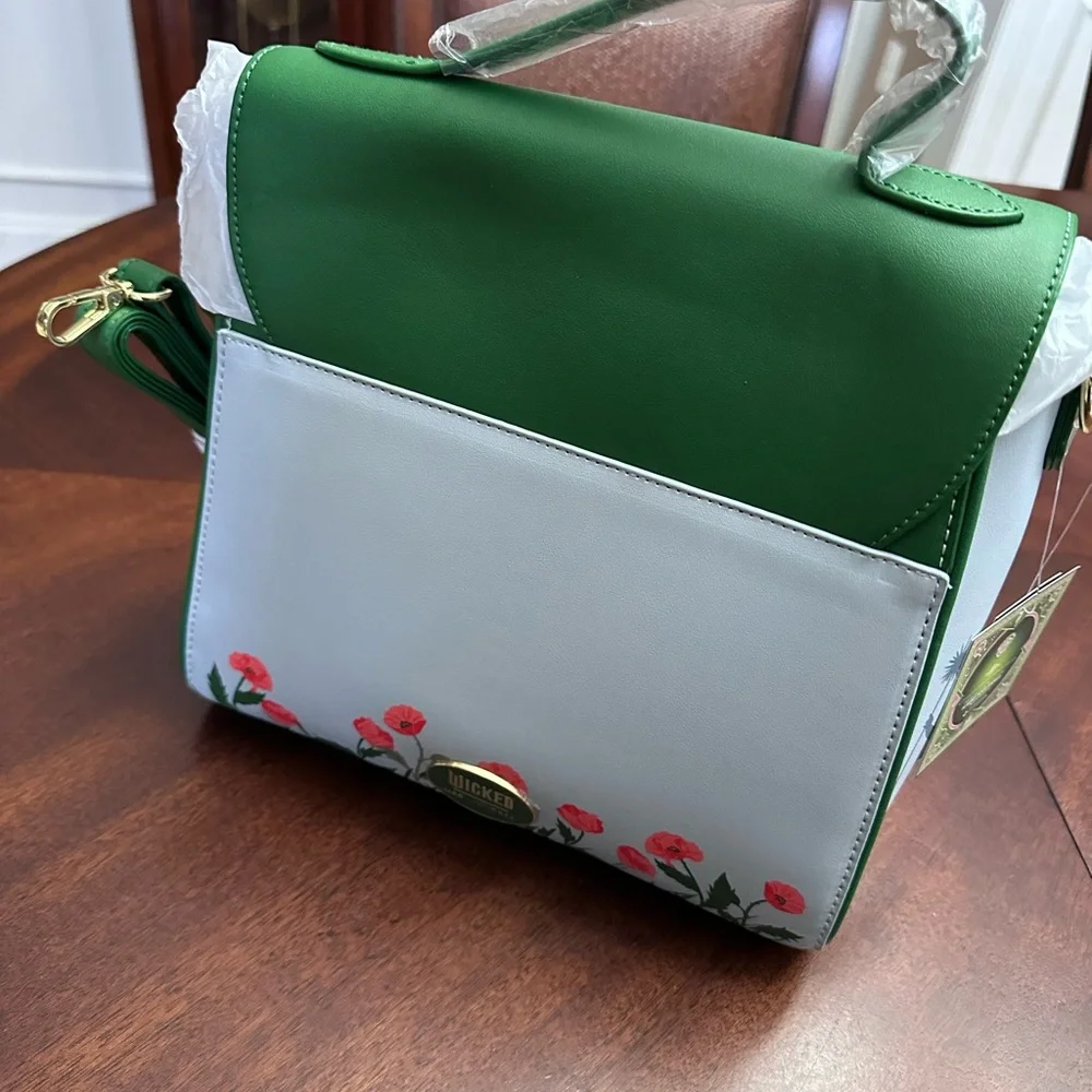 NWT Her Universe Wicked Movie Oz Scenic Crossbody Bag Elphaba Glinda Handbag - Picture 5 of 14